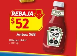 Oferta de Heinz - Ketchup por $52 en Walmart