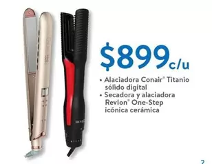 Oferta de Conair - Alaciadora Titanio por $899 en Walmart