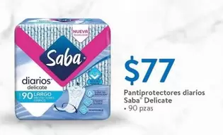 Oferta de Saba -  Delicate por $77 en Walmart