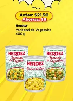 Oferta de Herdez - Harides por $21.5 en Bodega Aurrera