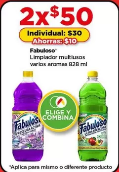 Oferta de Fabuloso - Limpiador Multiusos por $30 en Bodega Aurrera