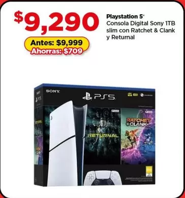 Oferta de PlayStation - Playstation 5 por $9290 en Bodega Aurrera