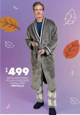 Oferta de Cherokee - Bata Descanso Polar  Caralleno por $499 en Soriana Híper