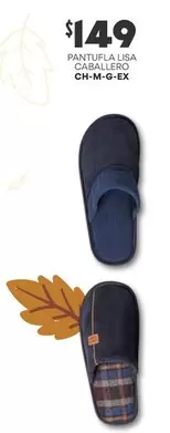 Oferta de Pantufial Lisa Caballero Ch.M-G-Ex por $149 en Soriana Híper