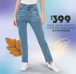 Oferta de Mm Jeans Culotte Cherokee Para Dama por $399 en Soriana Híper