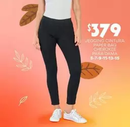 Oferta de Cherokee - Jegging Cintura Paper Bag  Para Dama por $379 en Soriana Híper