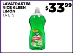 Oferta de Nice Kleen - Lavatrastes Limon por $33.99 en Merco