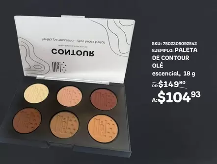 Oferta de Contour - Paleta De  Ole por $104.93 en Woolworth