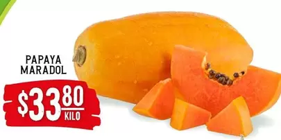 Oferta de Maradol - Papaya por $33.8 en Soriana Híper