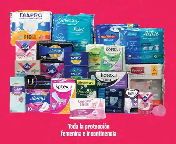 Oferta de Protección Femenina E Incontinencia en Fresko