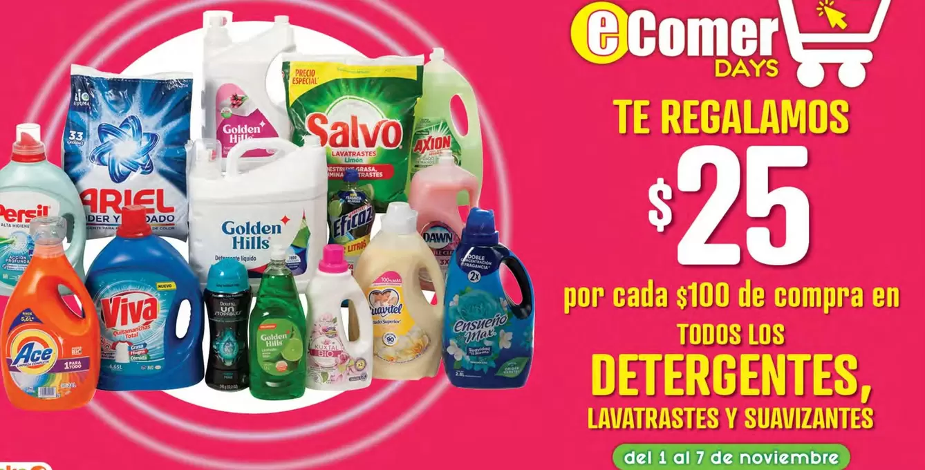 Oferta de Detergentes, Lavatrastes Y Suavizantes en Fresko