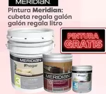 Oferta de Meridian - Pintura : Cubeta Regala Galon Galon Regala Litro en Soriana Híper