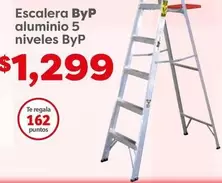 Oferta de Byp - Escalera Aluminio 5 Niveles por $1299 en Soriana Híper