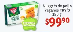 Oferta de Fry ́s - Nuggets De Pollo Veganos por $99.9 en Soriana Híper