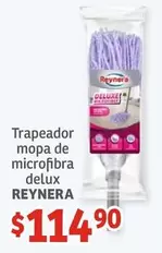 Oferta de Reynera - Trapeador Mopa De Microfibra Delux por $114.9 en Soriana Híper