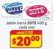 Oferta de Zote - Jabón Barra por $20 en Soriana Híper