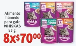 Oferta de Whiskas - Alimento Húmedo Para Gato por $70 en Soriana Híper