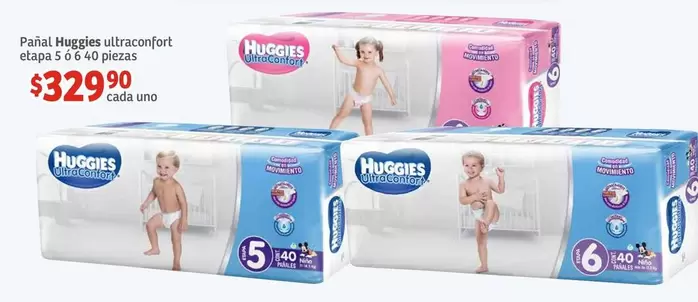 Oferta de Huggies - Pañal Altoconfort Capas por $329.9 en Soriana Híper