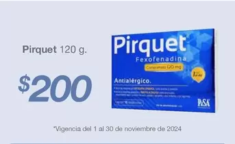 Oferta de Fexofenadina - 120 G por $200 en Soriana Híper