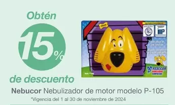 Oferta de Nebucor Nebulizador De Motor Modelo P-105 en Soriana Híper