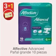 Oferta de Affective - AFFECTIVE ADVANCED PANAL 10 PZAS en Soriana Híper