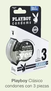 Oferta de Playboy - Clásico Condones Con 3 Piezas en Soriana Híper