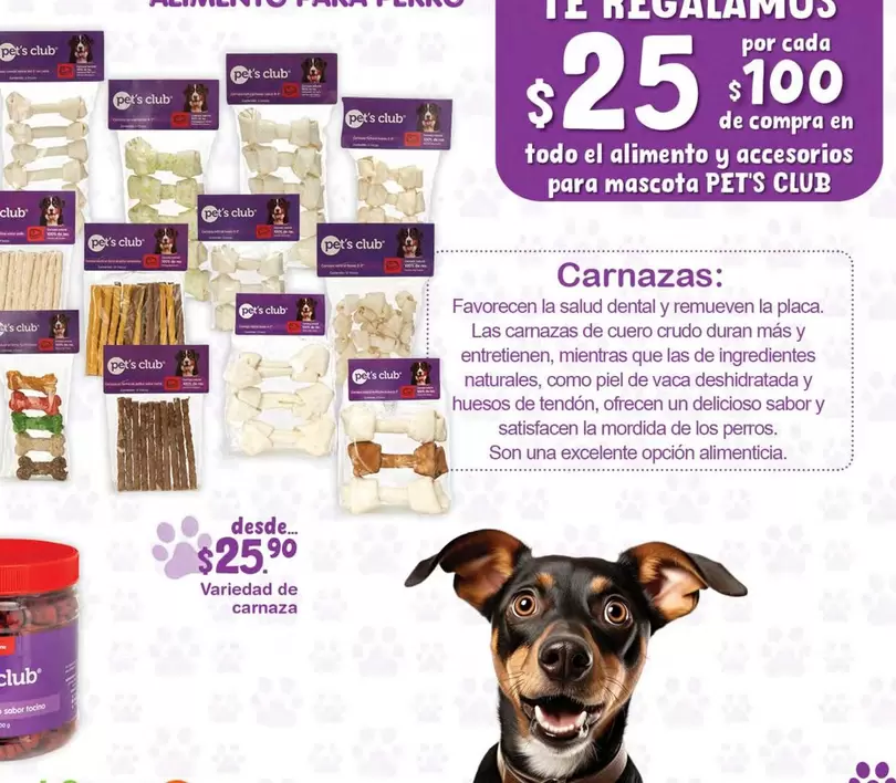 Oferta de Pet's Club - Carnazas por $25.9 en La Comer