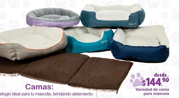 Oferta de Variedad De Cama Para Mascota por $144.9 en Fresko