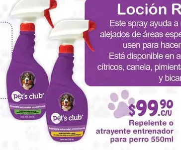 Oferta de Pet's Club - Repelente O Atrayente Entrenador Para Perro  por $99.9 en Fresko