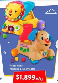 Oferta de Fisher Price - Variedad De Montables por $1899 en Walmart