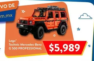 Oferta de Mercedes Benz - Technic Mercedes-benz G 500 Professional por $5989 en Walmart