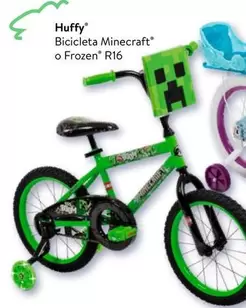 Oferta de Minecraft - Bicicleta  O Frozen R16 en Walmart