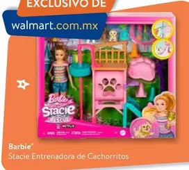 Oferta de Barbie -  Stacie Entrenadora De Cachorritos en Walmart