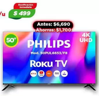 Oferta de Philips - Antes por $499 en Bodega Aurrera