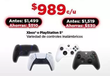 Oferta de PlayStation - Playstation 5 por $989 en Bodega Aurrera