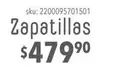 Oferta de Zapatillas por $479.9 en Del Sol