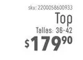 Oferta de Top por $179.9 en Del Sol