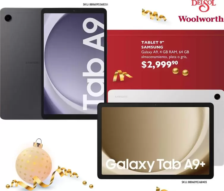 Oferta de Samsung - Tablet por $2999 en Del Sol