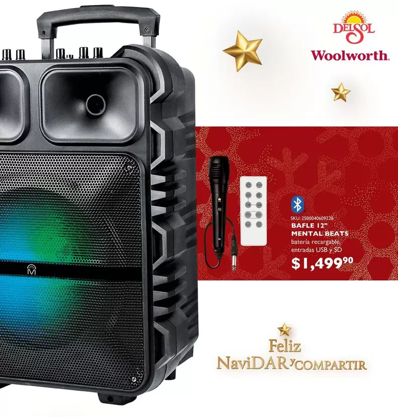 Oferta de Woolworth - Feliz Navidad por $1499.99 en Del Sol