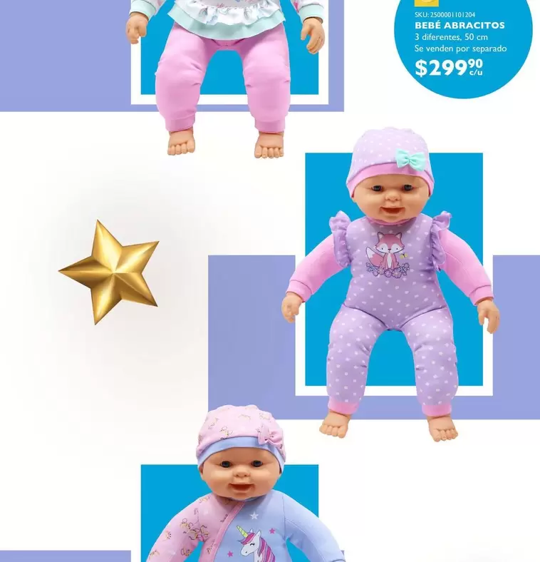 Oferta de Bebe Barbacotos por $299.9 en Del Sol