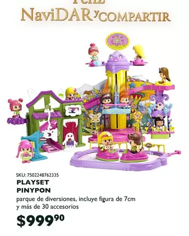 Oferta de Pinypon - Playset por $999 en Del Sol