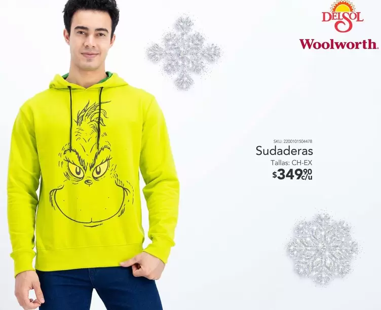 Oferta de Woolworth - Sudadera por $349.99 en Del Sol