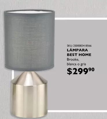 Oferta de Best Home - Lámpara por $299.9 en Del Sol