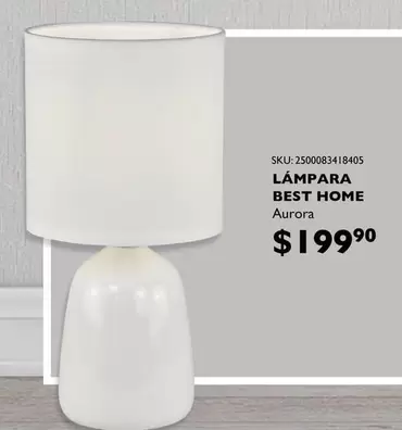 Oferta de Best Home - Lampara por $199.9 en Del Sol