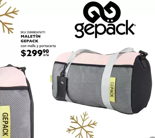 Oferta de Gepack - Maletin por $299.9 en Del Sol