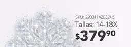 Oferta de Skull - Tallas: 14-18X por $379.9 en Del Sol