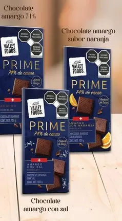 Oferta de Prime - Chocolate Amargo Con Sal en Soriana Híper