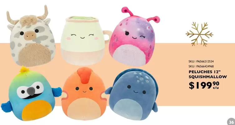 Oferta de Nom Dishwasher - Peluches 12 Squishable por $199.99 en Woolworth