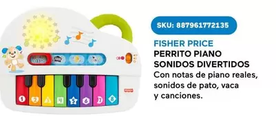 Oferta de Fisher Price - Perrito Piano Sonidos Divertidos en Del Sol