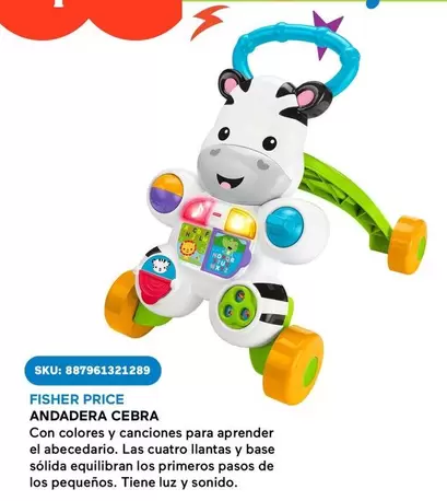 Oferta de Fisher Price - Andadera Cebra en Del Sol